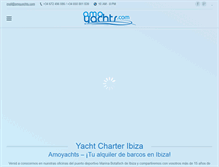 Tablet Screenshot of amoyachts.com